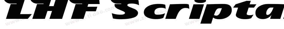 LHF Scriptana字体转换